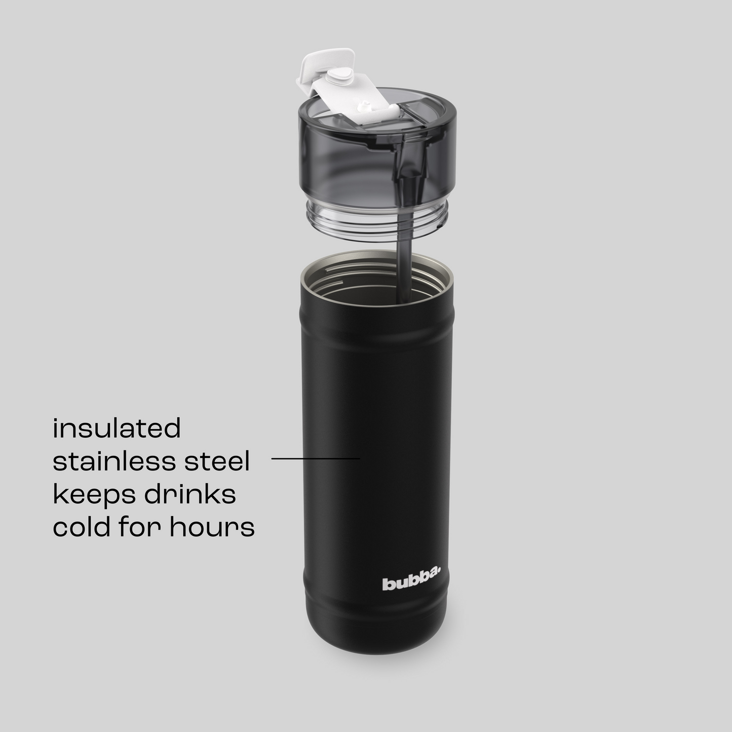 bubba 32 oz DualSip Insulated Stainless Steel Water Bottle - Office Siren - US 5590
