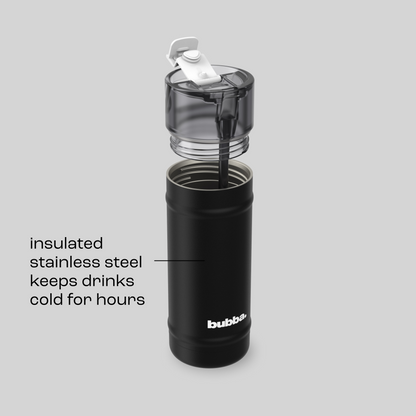 bubba 18 oz DualSip Insulated Stainless Steel Water Bottle -  Office Siren - US 6702