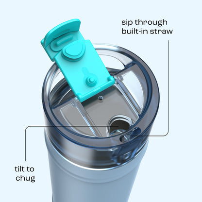 bubba 24 oz DualSip Insulated Stainless Steel Water Bottle - Daydreamin - US 4245