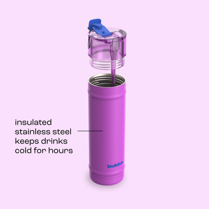 bubba 24 oz DualSip Insulated Stainless Steel Water Bottle - Mood Booster - US 7237
