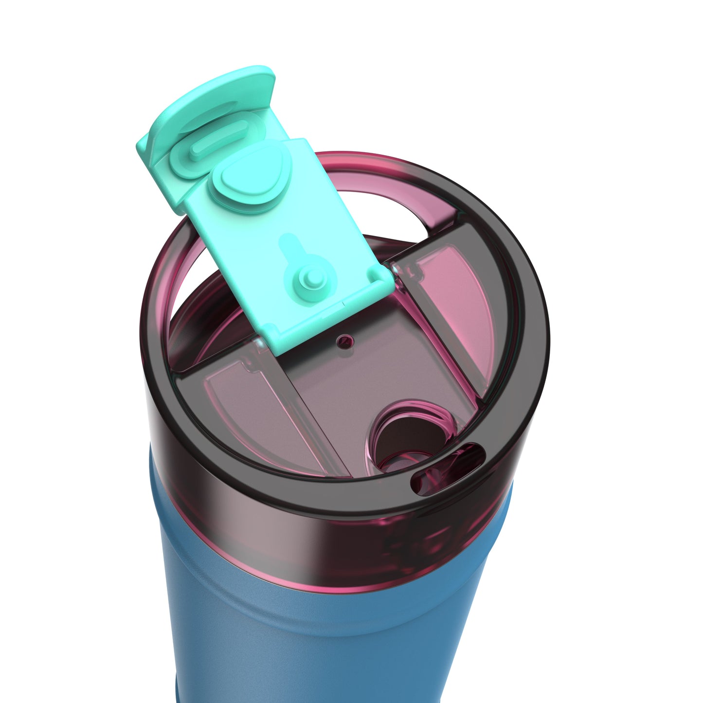 bubba 24 oz DualSip Insulated Stainless Steel Water Bottle - Blue Ribbon - US 6274