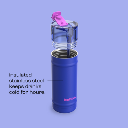 bubba 18 oz DualSip Insulated Stainless Steel Water Bottle - Ocean Energy - US 5093