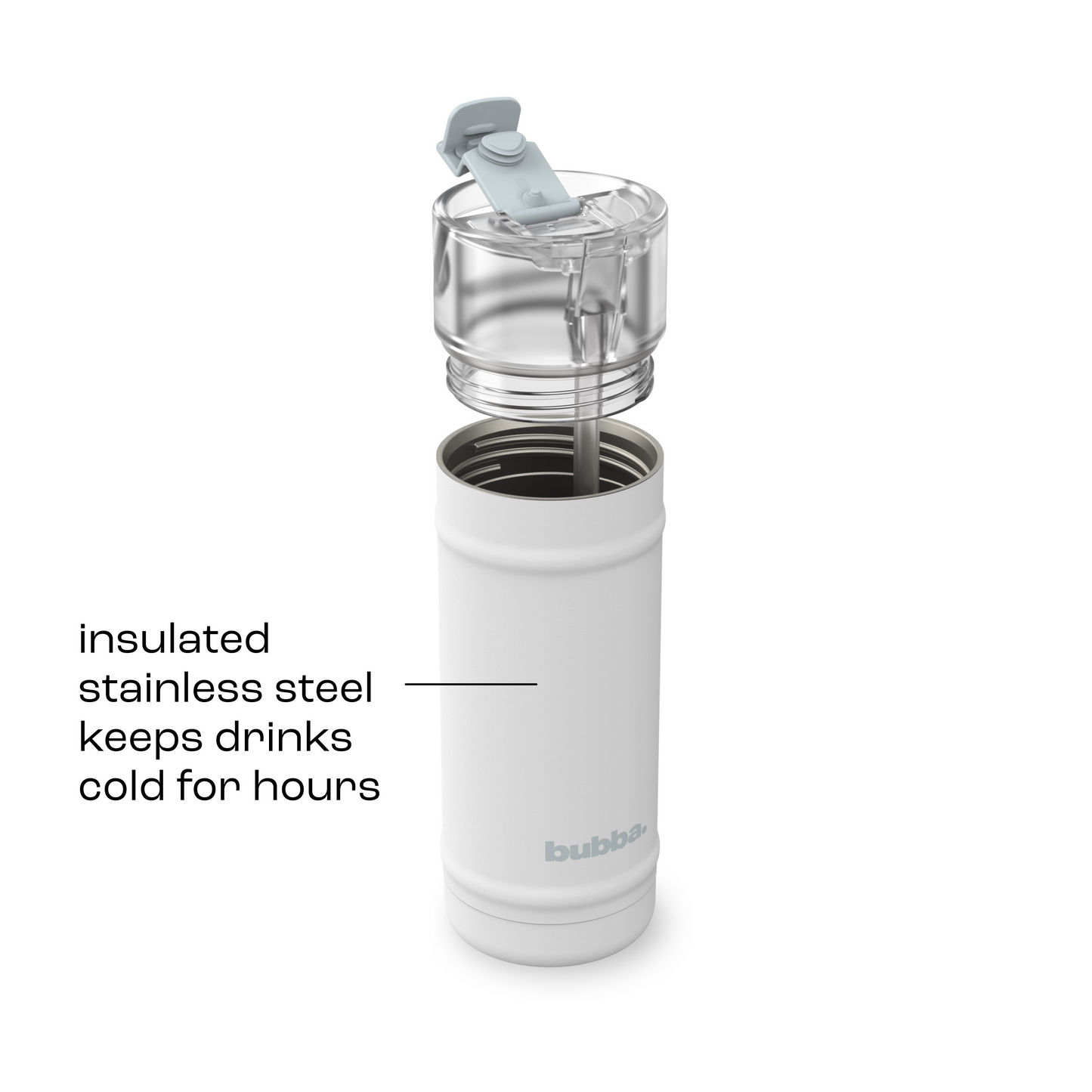 bubba 18 oz DualSip Insulated Stainless Steel Water Bottle - Fresh Kicks - US 5643