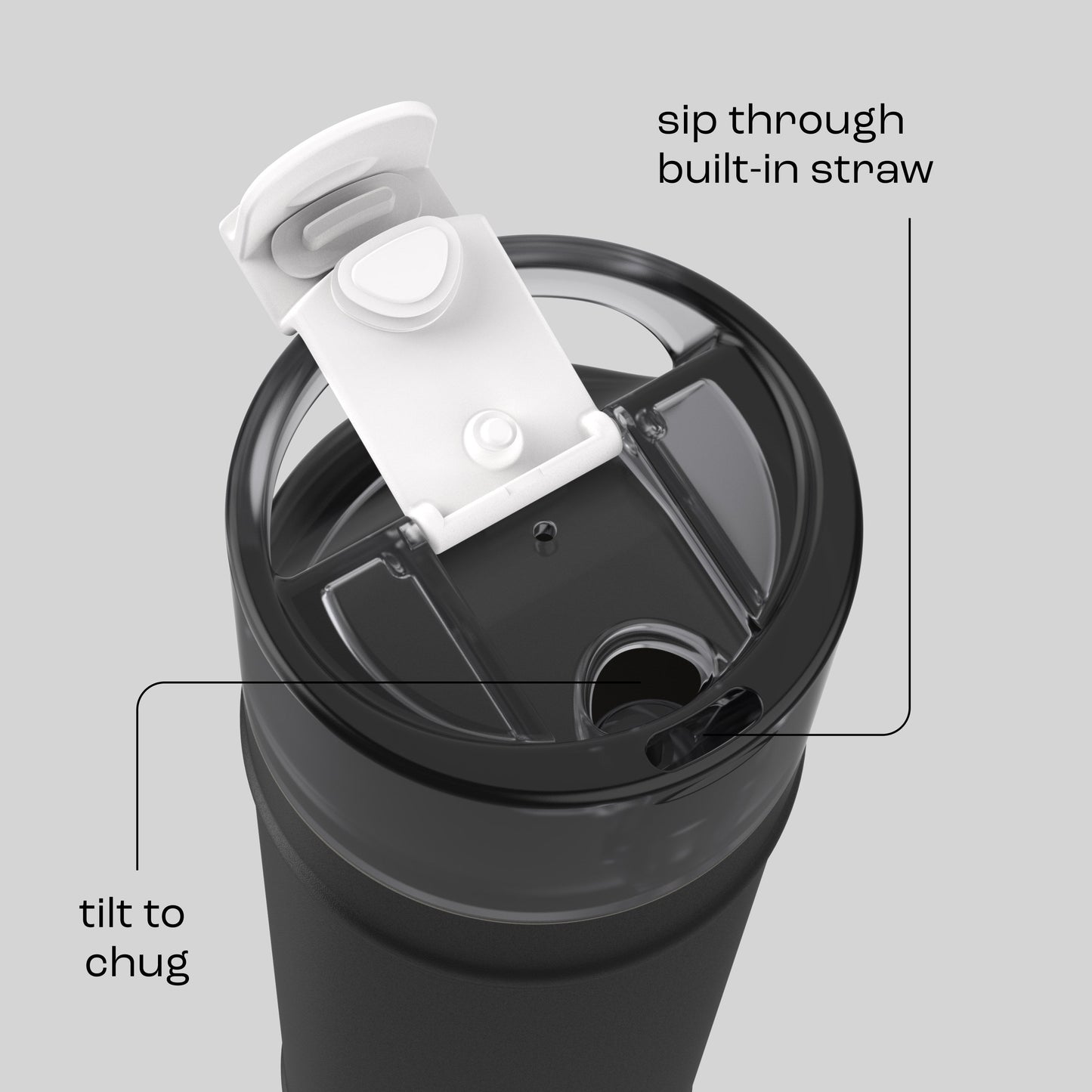bubba 24 oz DualSip Insulated Stainless Steel Water Bottle - Office Siren - US 3378