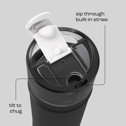 bubba 24 oz DualSip Insulated Stainless Steel Water Bottle - Office Siren - US 3378