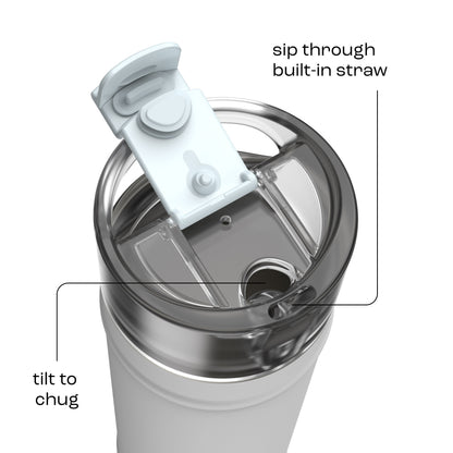 bubba 24 oz DualSip Insulated Stainless Steel Water Bottle - Fresh Kicks - US 4715