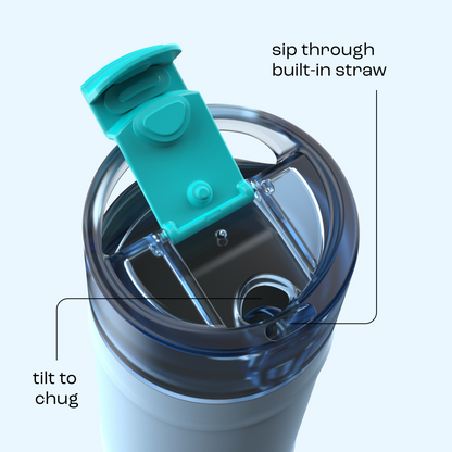 bubba 18 oz DualSip Insulated Stainless Steel Water Bottle - Daydreamin - US 9424