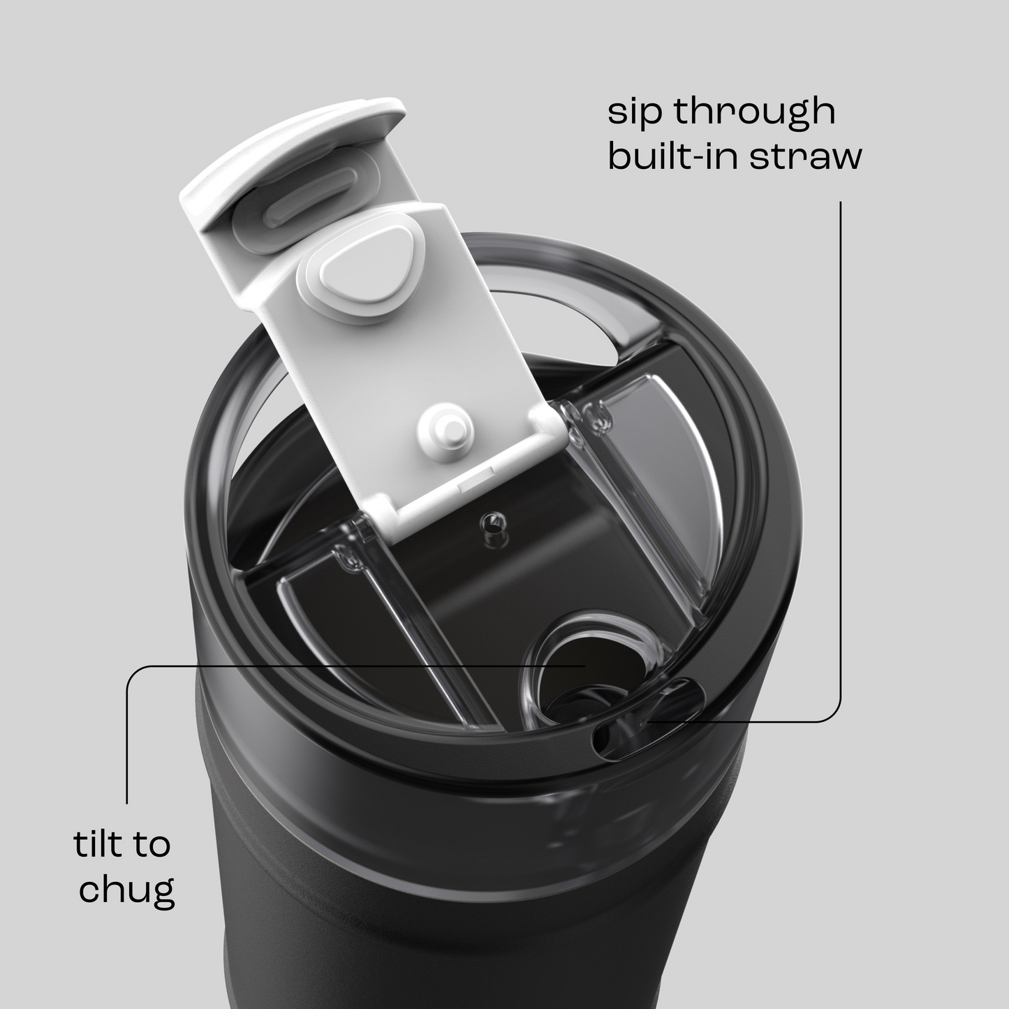 bubba 18 oz DualSip Insulated Stainless Steel Water Bottle -  Office Siren - US 6702