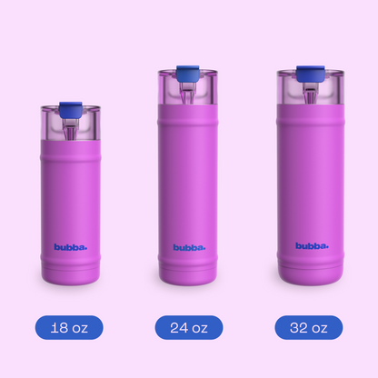 bubba 18 oz DualSip Insulated Stainless Steel Water Bottle - Mood Booster - US 4877