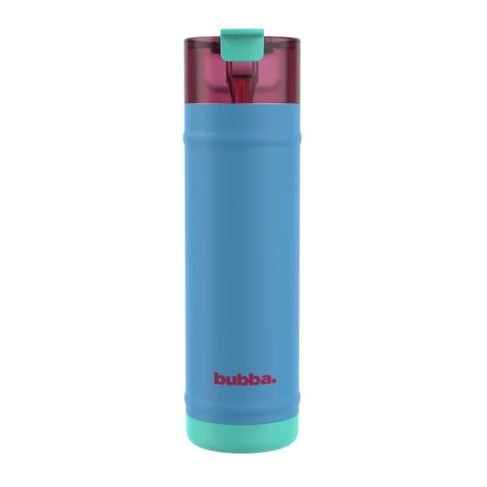 bubba 24 oz DualSip Insulated Stainless Steel Water Bottle - Blue Ribbon - US 6274
