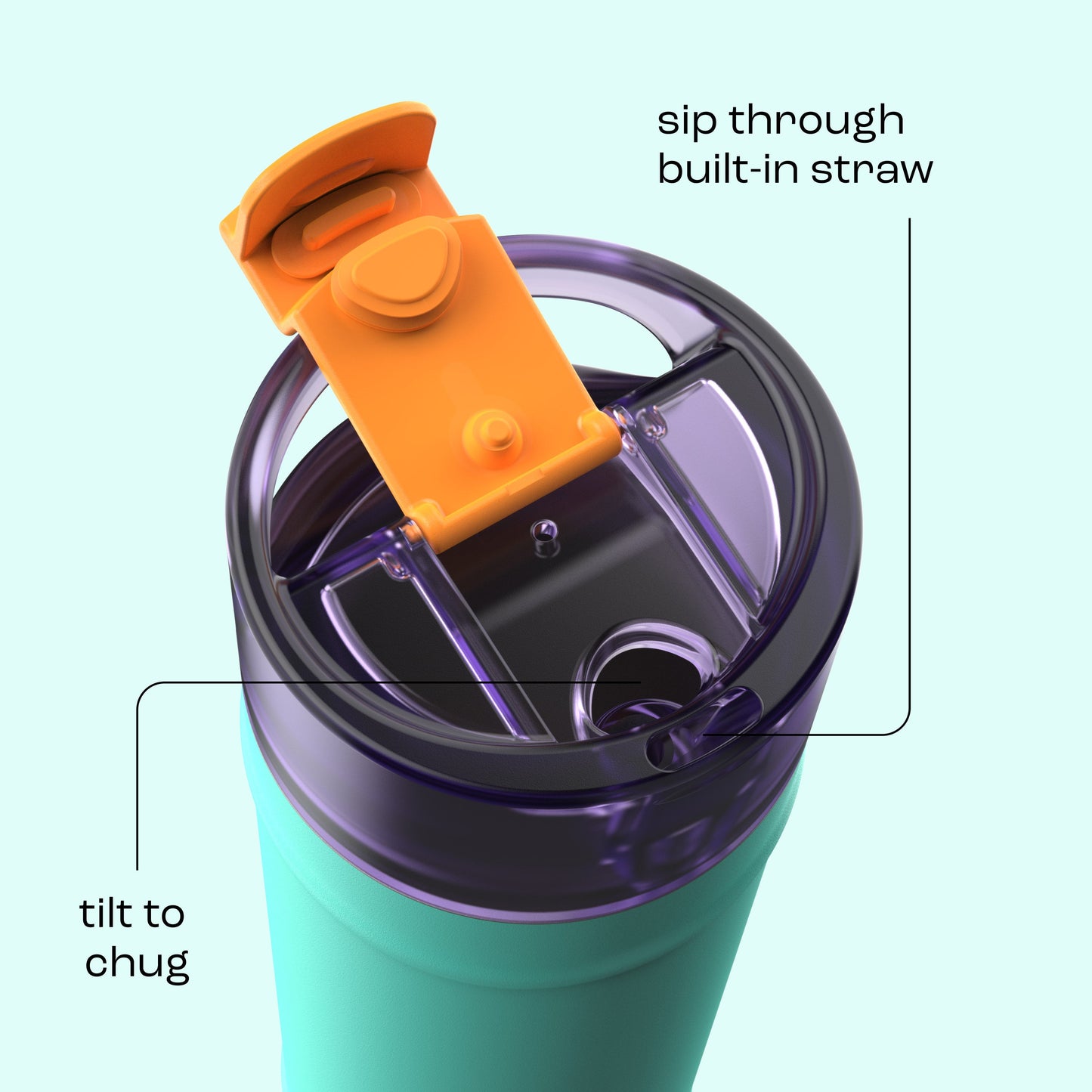 bubba 24 oz DualSip Insulated Stainless Steel Water Bottle -  Field Trip - US 4098